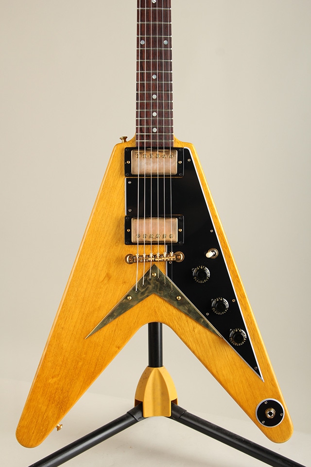 1958 Korina Flying V Reissue VOS Natural Black Pickguard #83699 2023