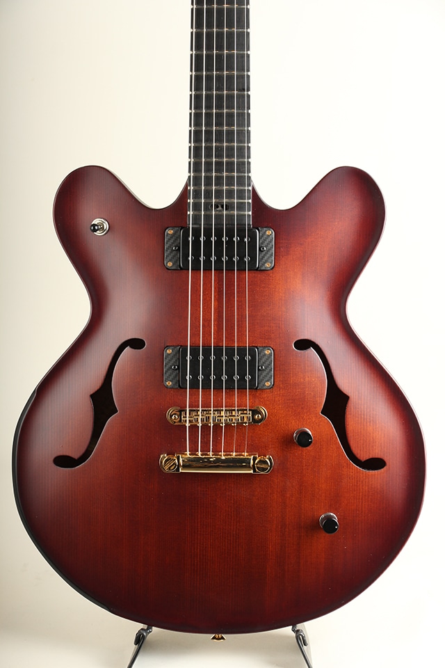 Model 35 Chambered Semi-hollow Brown Burst smoke stain