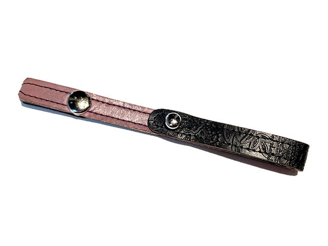 Strap Tie Paisley Black & Deep pink アコギ用ストラップアタッチメント