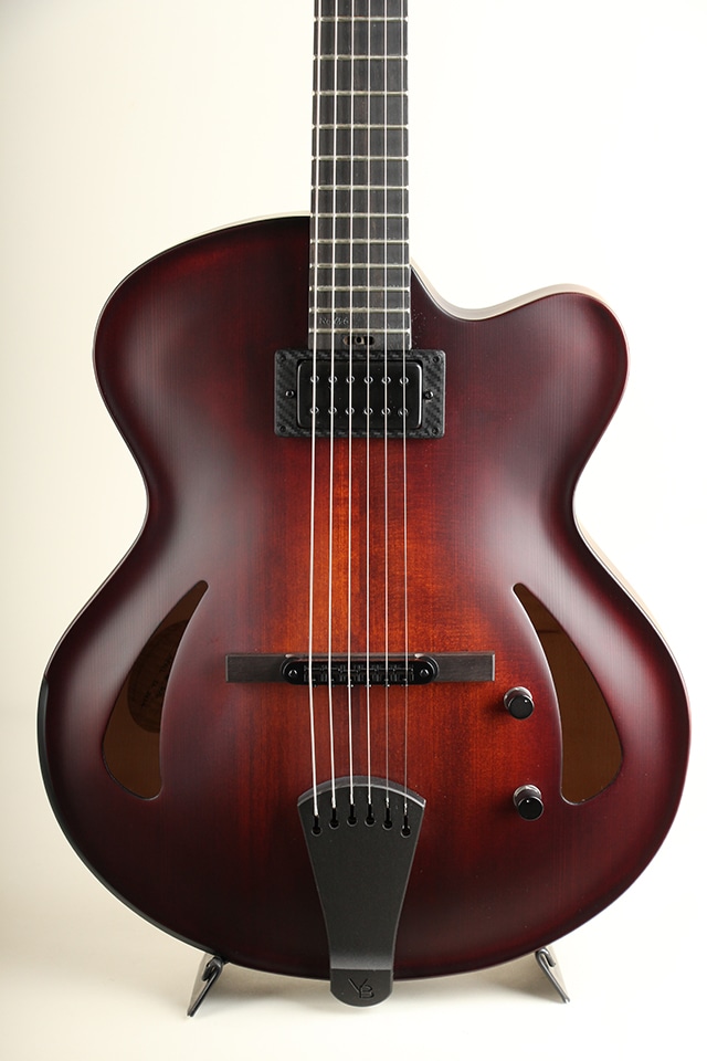 Model 15 Archtop 1 Pickup Brown smoke Burst with satin topcoat