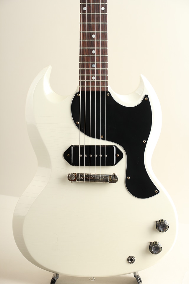 Murphy Lab 1963 SG Junior Polaris White  Ultra Light Aged Lightning Bar【S/N:401143】