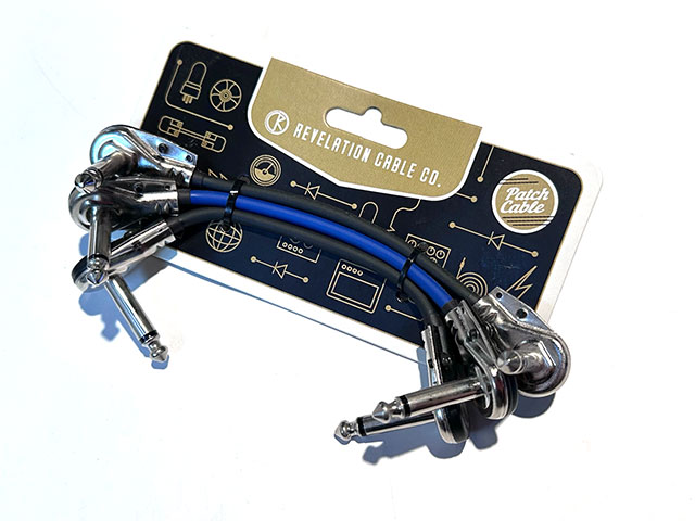 Revelation Patch Cable MKII 6" ( 約15cm ) 3本SET【Black/Blue/Black】