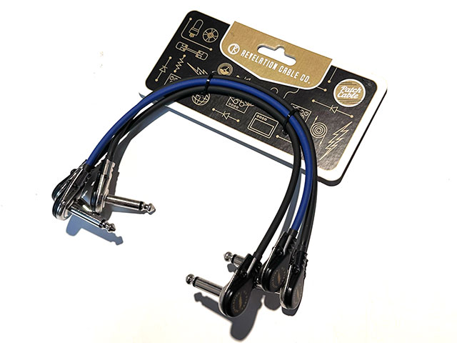 Revelation Patch Cable MKII 12" ( 約30cm ) 3本SET【Black/Blue/Black】