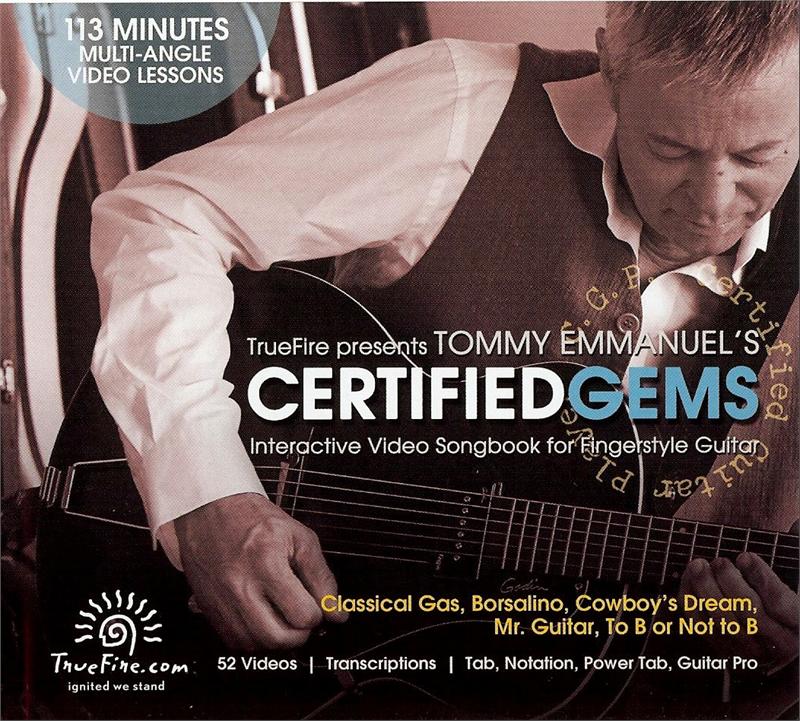 TOMMY EMMANUEL / CERTIFIED GEMS [CD-ROM]