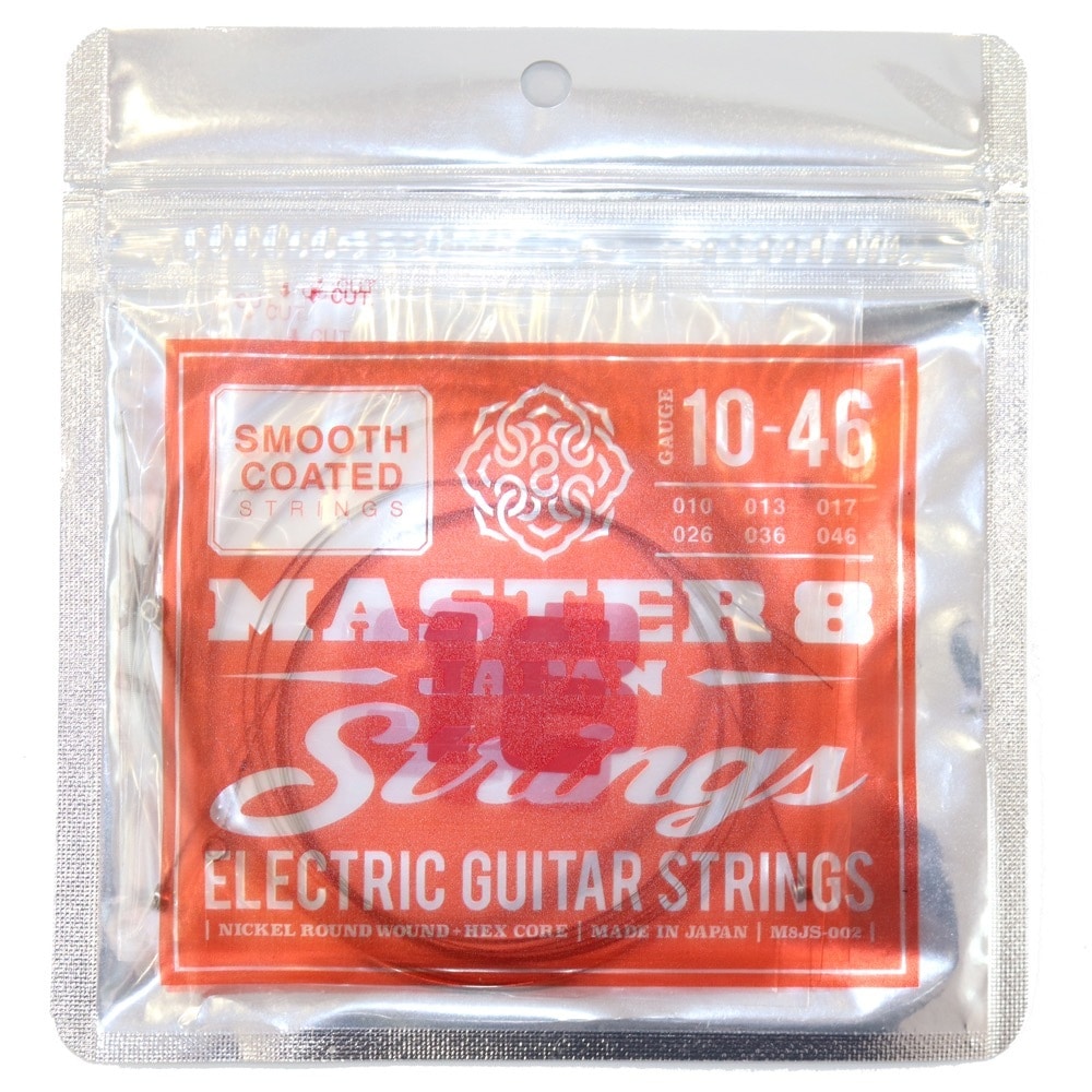 MASTER 8 JAPAN Strings Smooth Coated Strings 010-046