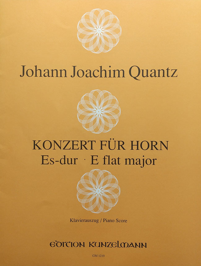 クヴァンツ / ホルン協奏曲 変ホ長調 第1楽章 (ホルン洋書)