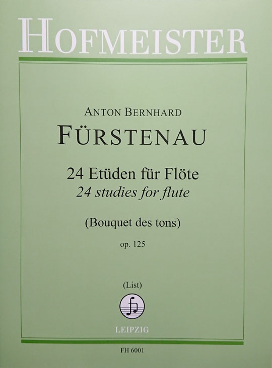 フュルステナウ / 24の練習曲op. 125 音の花束 (フルート洋書)