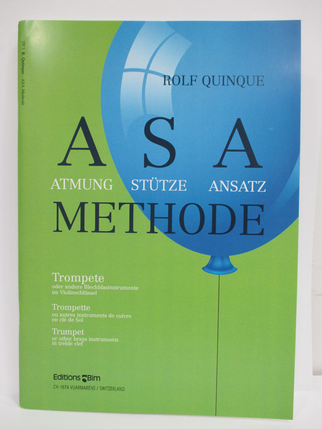 クインク（クインケ）/ ASA-METHODE (トランペット洋書)