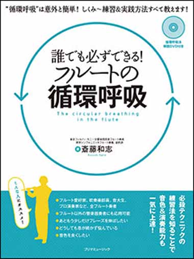 誰でも必ずできる！フルートの循環呼吸 循環呼吸法解説