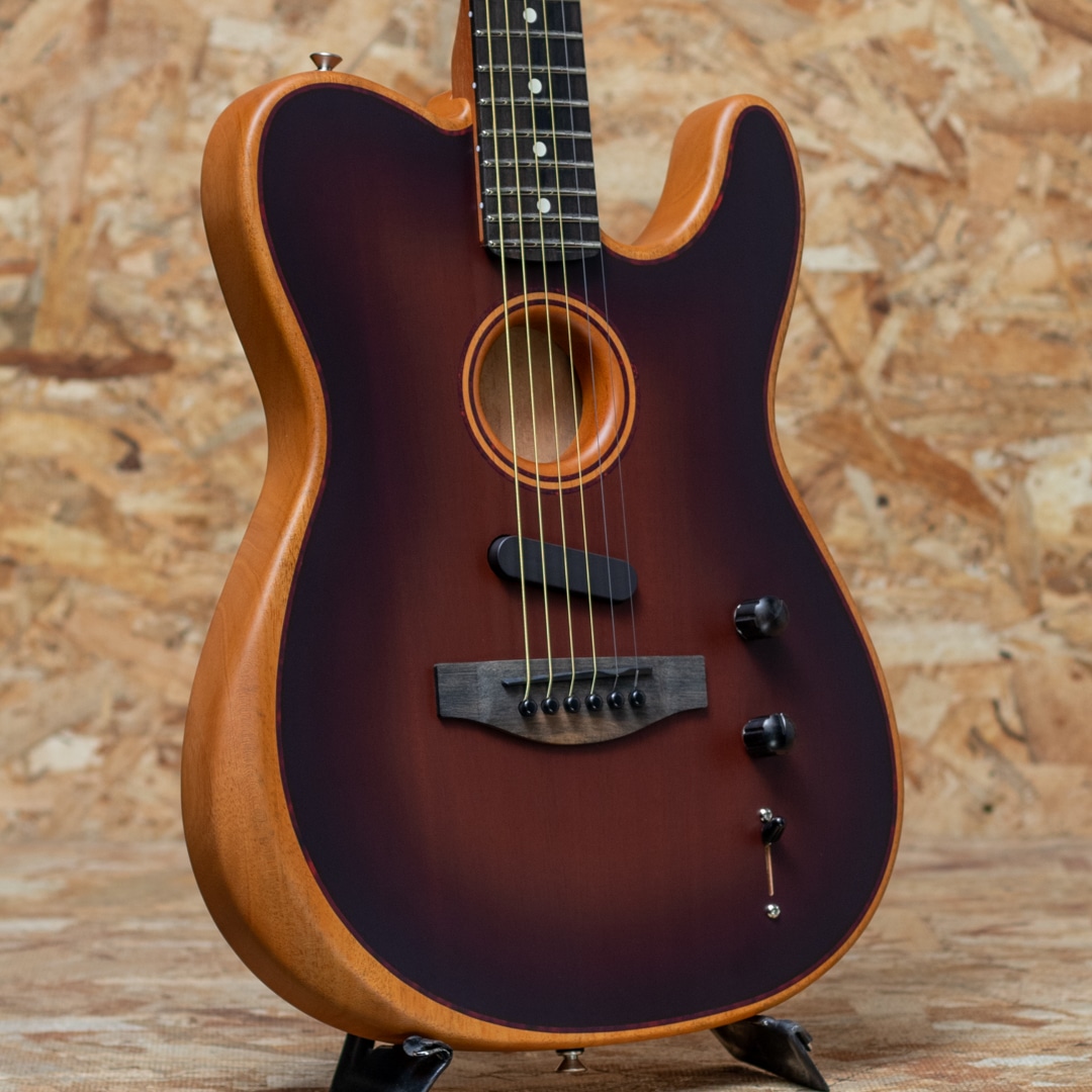 American Acoustasonic Telecaster All-Mahogany Bourbon Burst