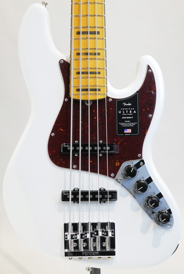 AMERICAN ULTRA JAZZ BASS V (Arctic Pearl)