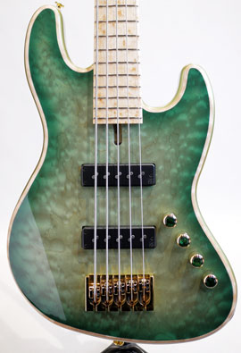 J-534 Plus / Quilted Maple (Light Green Burst)