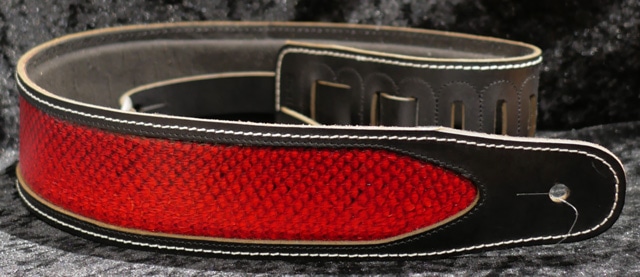 Luxury Special Red Dragon Guitar Strap #1060