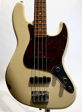 60th Anniversary Road Worn Jazz Bass Olympic White