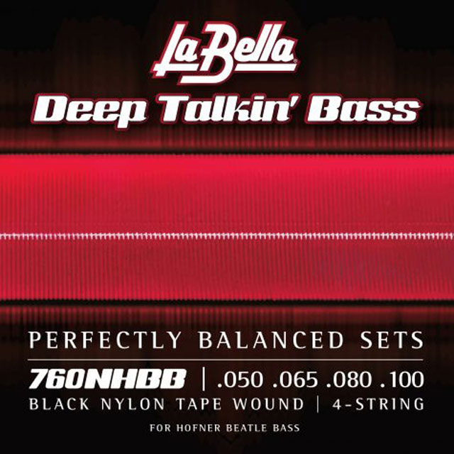 760NHBB / DEEP TALKIN’ BASS “BEATLE” BASS (Black Nylon)