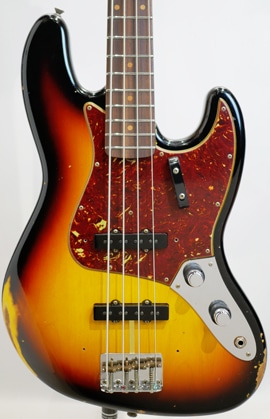 1962 Jazz Bass Relic / 3 Tone Sunburst