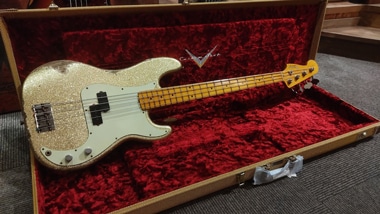 Custom Build J Signature Precision Bass Heavy Relic Champagne Gold 【CZ552635】