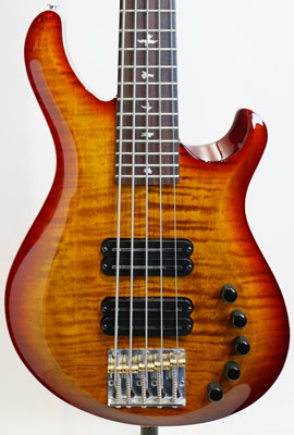 Grainger 5strings bass Dark Cherry Sunburst