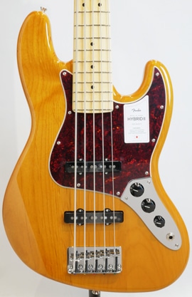 MADE IN JAPAN HYBRID II JAZZ BASS V Vintage Natural