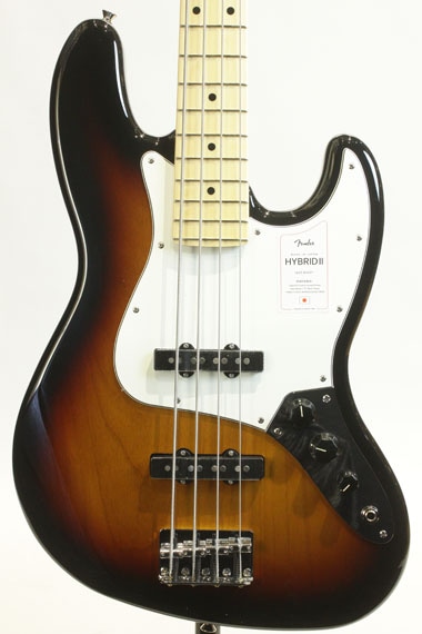 MADE IN JAPAN HYBRID II JAZZ BASS 3-Color Sunburst / Maple