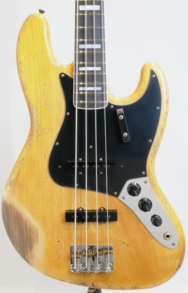 2022 Limited Edition Custom Jazz Bass Heavy Relic Aged Natural