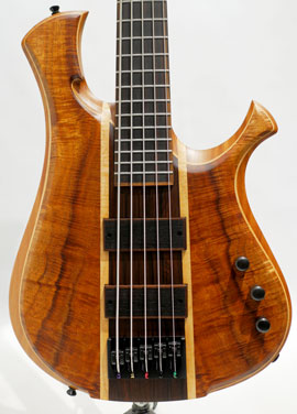 The Double Bit 5st "Figured Koa Top"