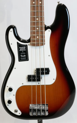 Player Precision Bass Left Hand / PF (3-Color Sunburst)