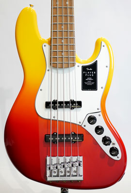 Player Plus Jazz Bass V (Tequila Sunrise)