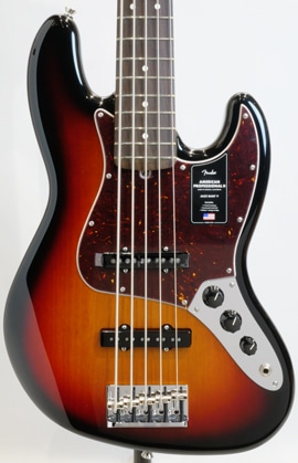 American Professional II Jazz Bass V 3-Color Sunburst / Rosewood