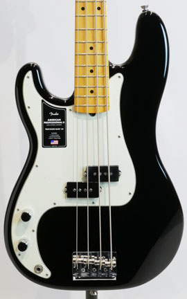 American Professional II Precision Bass LEFT-HAND Black / Maple