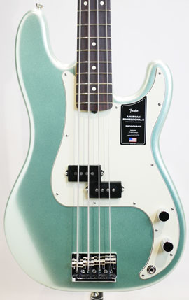 American Professional II Precision Bass  Mystic Surf Green / Rosewood