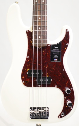 American Professional II Precision Bass  Olympic White / Rosewood