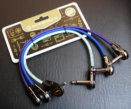 Revelation Patch Cable MKII 12" ( 約30cm ) 3本SET【Aqua/Purple/Blue】