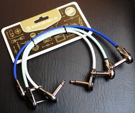 Revelation Patch Cable MKII 12" ( 約30cm ) 3本SET【White/Blue/Aqua】