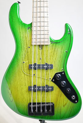 Vibe Standard-5 19mm pitch #175  (Transparent Green Burst)