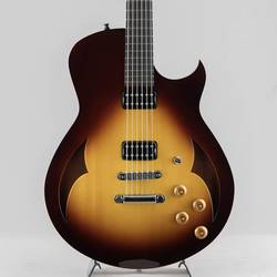 Semi-Hollow Standard Italian Alpine Spruce Top Honduras Mahogany Deepcutaway Sunburst