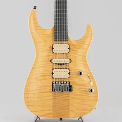 Neck-Through Carve Top Figured Maple African Mahogany H/S/H Clear Natural