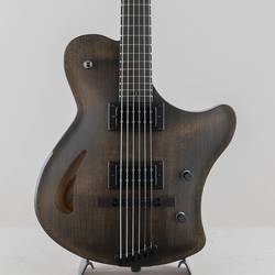 Ergonomic Semi Hollow Black Stain with Satin Topcoat