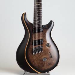 Private Stock #7664 Custom 24 / 7 String Multi-scale Custom Body Inlay Charcoal