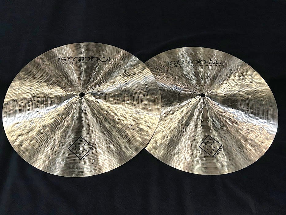 【トルコシンバルツアー選定品】Traditional Jazz Series 15" Hi-hats 1,001g、1199g