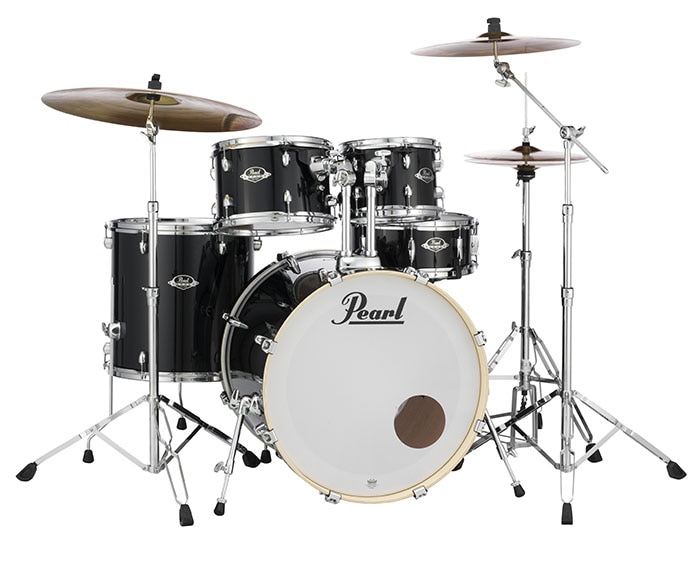 【送料無料】EXX725S/CN EXPORT SERIES #31 ジェットブラック シンバル付きセット (スタンダードサイズ)