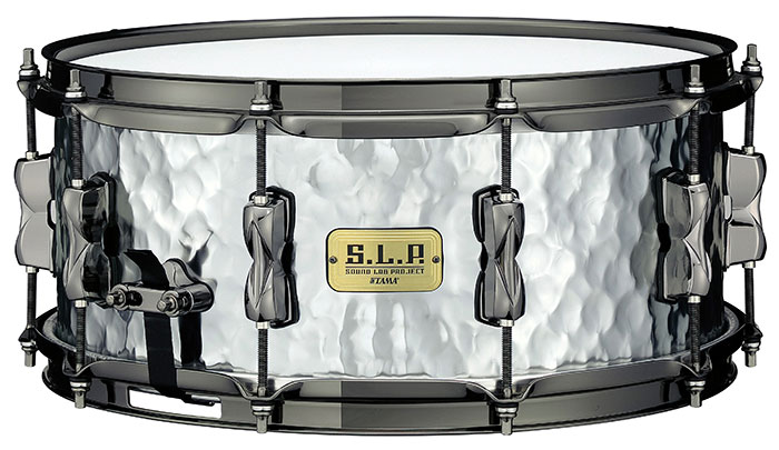 LST146H / S.L.P. Expressive Hammered Steel Snare Drum 14”×6”