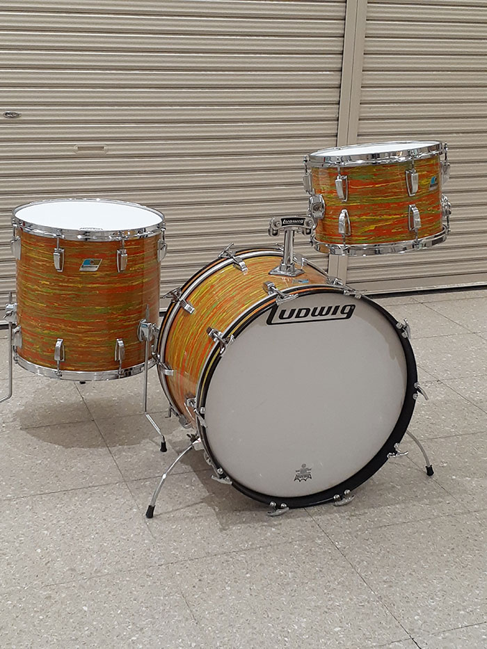 【VINTAGE】71年 Super Classic Citrus Mod 3点Set 22",13",16"