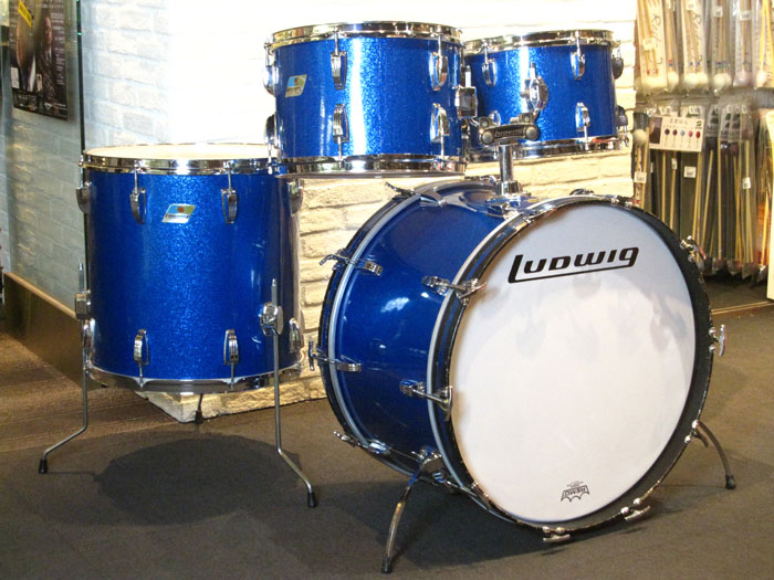 1970' BigBeat Kit 22" 12" 13" 16" Sparkling Blue Pearl