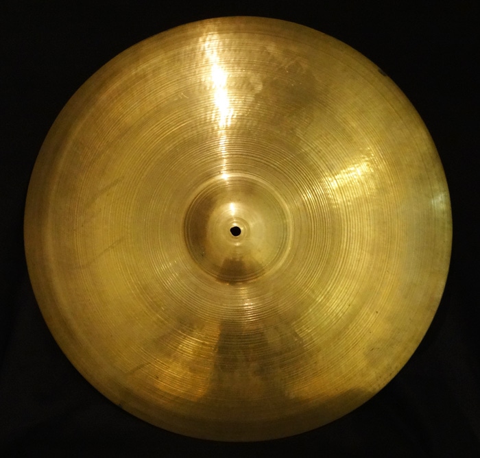 【VINTAGE】40's Old A Zildjian Trans Stamp 20"Ride 2070g