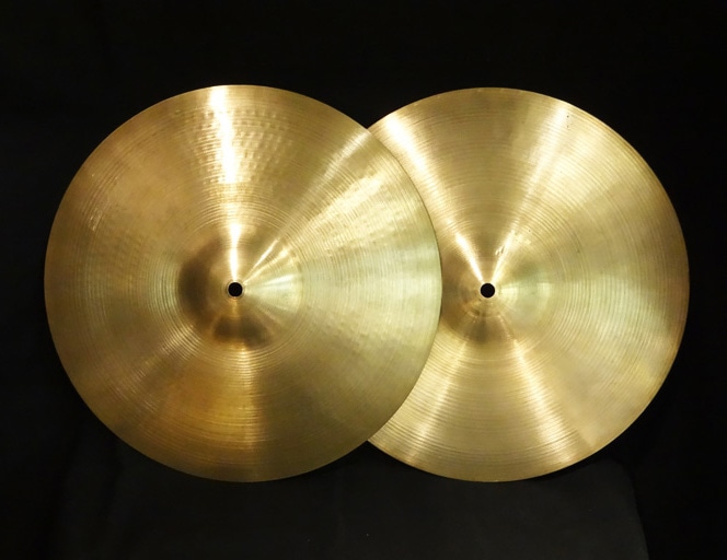 【VINTAGE】Early 70's A 14" NewBeat Hihats 766g/1,172g