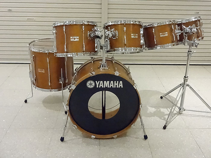 【中古品】Late 70s YD9000A Real Wood 22" 16" 14" 13" 12" 10" 6点 Set タムスタンド付属