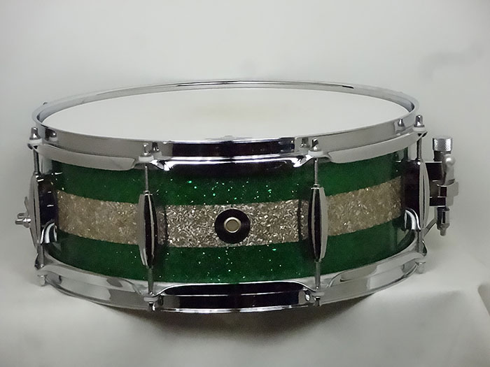 【中古品】Maple 10ply 14"x5.5" Green&Silver Sparkle  M10-1455 GSSS