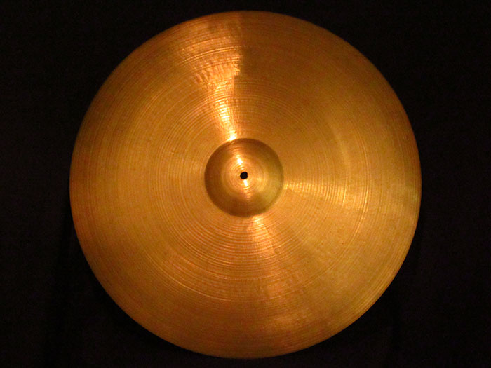 【VINTAGE】Rare!! 50's A Zildjian 24" Medium Ride Large Hollow Stamp 3,492g