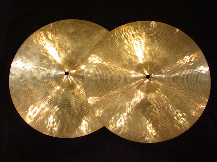 【委託品/VINTAGE】1959-66' K Zildjian Istanbul 15" HiHats Intermediate Stamp 1,052g/1,066g